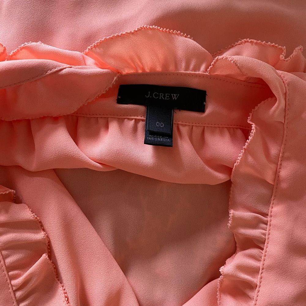 J Crew X Ruffle Tank - Picture 2 of 3